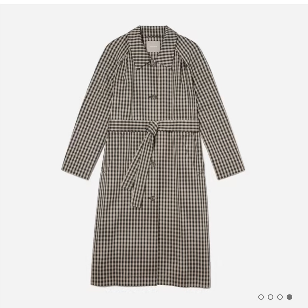Everlane Gathered Drape Trench NWT